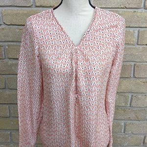 Promod UK Long Sleeve 1/4 Zip Blouse